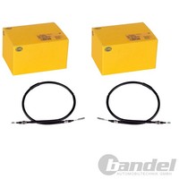 2X Hella Handbremsseile Passend FüR Ford Galaxy Seat Alhambra VW Sharan