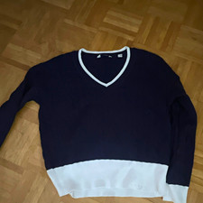 Damen Strickpullover V-Ausschnitt Langarm sch...