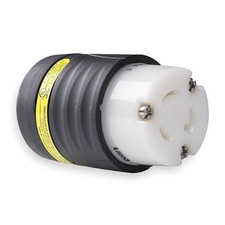 LEGRAND L520CGCM GrdMntrLckCon,Strt;20A;BlkWht,Nyl,L5-20R 1PGL8