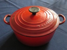 Le Creuset 20 cm "Dutch Oven" in Red enamel