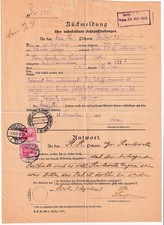 AT045) Deutsches Reich gestempelt : GERMANIA-Beleg aus Aufl&ouml;sung Spezialsammlung
