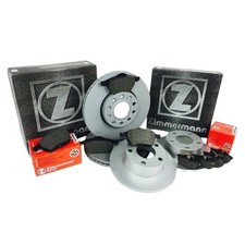 Zimmermann Bremsscheiben Beläge Vorne Hinten passend für Hyundai Kia 