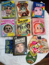Vintage Ben cooper Play Costumes Halloween Bundle & Vintage Orville Treat Bags