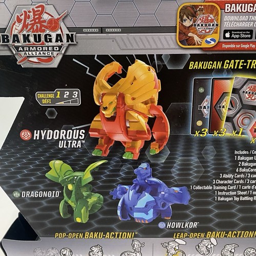 NEW Bakugan Armored Alliance Hydorous Ultra Dragonoid Howlkor Starter Pack - Picture 6 of 12