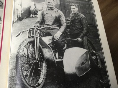 GEORGE RICHARDS SPEEDWAY DOUGLAS SWALLOW RACING BEIWAGEN OUTFIT MOTORRAD ARTICL