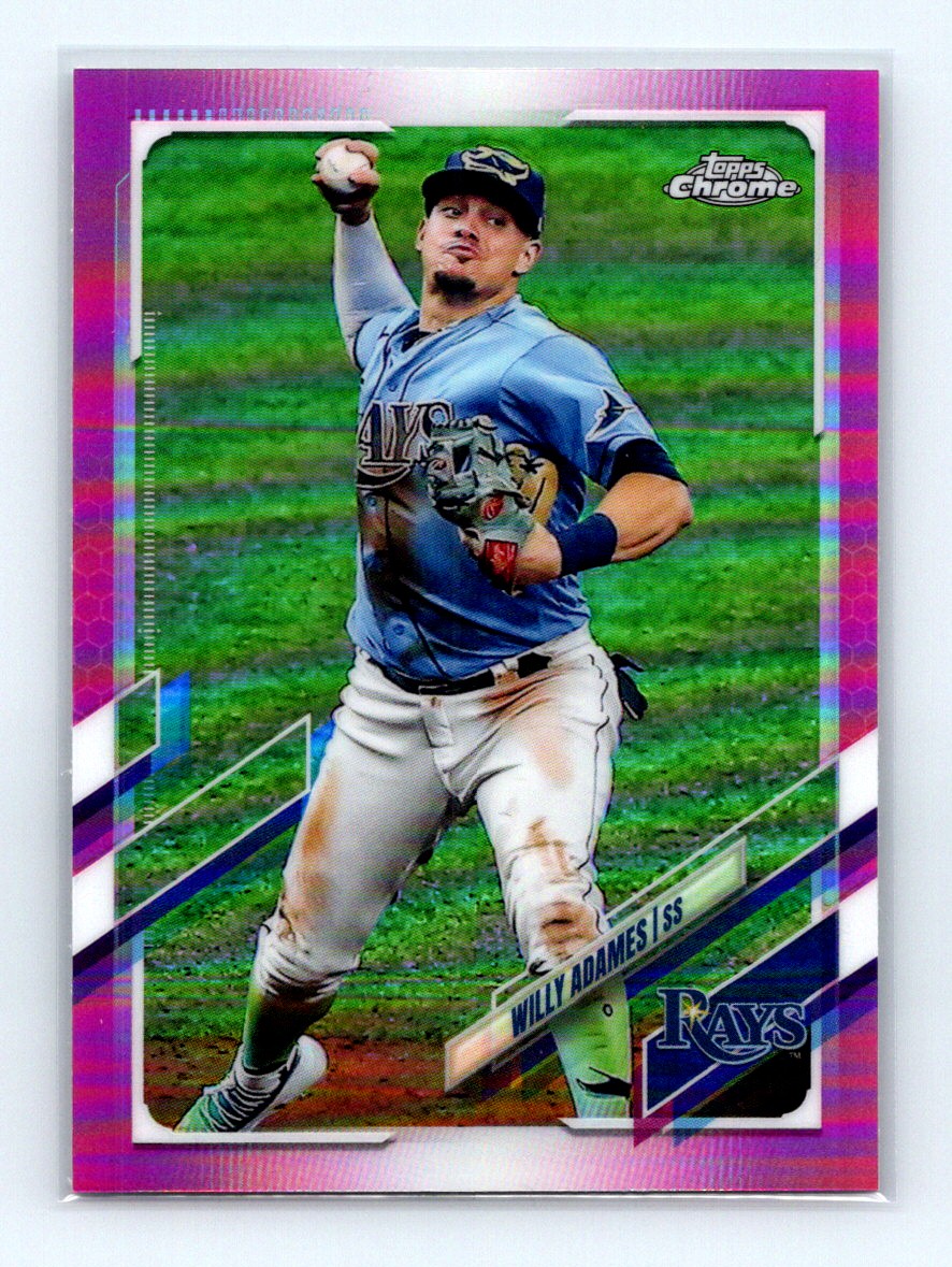 2021 Topps Chrome #75 Willy Adames Pink Refractor