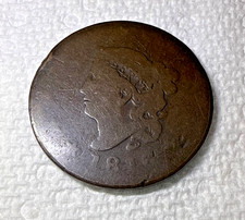 1816 Coronet Head Large Cent Grade AG-3 (About Good 3) VHTF!