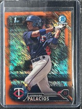 Palacios, Jermaine - 2016 Bowman Chrome Prospect - Orange Shimmer