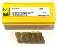Kennametal Carbide Inserts NFJ3009L18 Grade KC730 Threading Grooving Insert 5pk