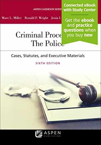 Criminal Procedures: The Police: - Paperback, by Miller Marc L.; - Acceptable