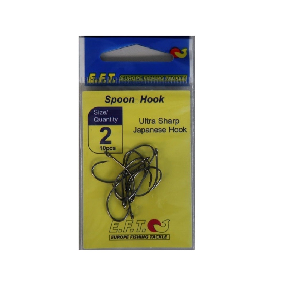 Крючок для ловли форели EFT Gr 2 Spoonhaken 10 Stck Forellenhaken Haken для форели 2090₽
