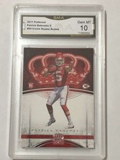 2017 Crown Royale Football #84 Patrick Mahomes II RC Rookie Kansas City Chiefs G