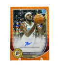 JARACE WALKER 2025-26 Bowman Chrome Orange Auto /25 Indiana Pacers #BCA-JK RARE
