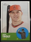 Topps Mike Trout 2012 Heritage #207 Los Angeles Angels Baseball Card Base Set