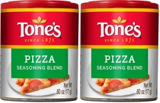Tone's Pizza Seasoning, 0.85 Ounce Pack of 2 