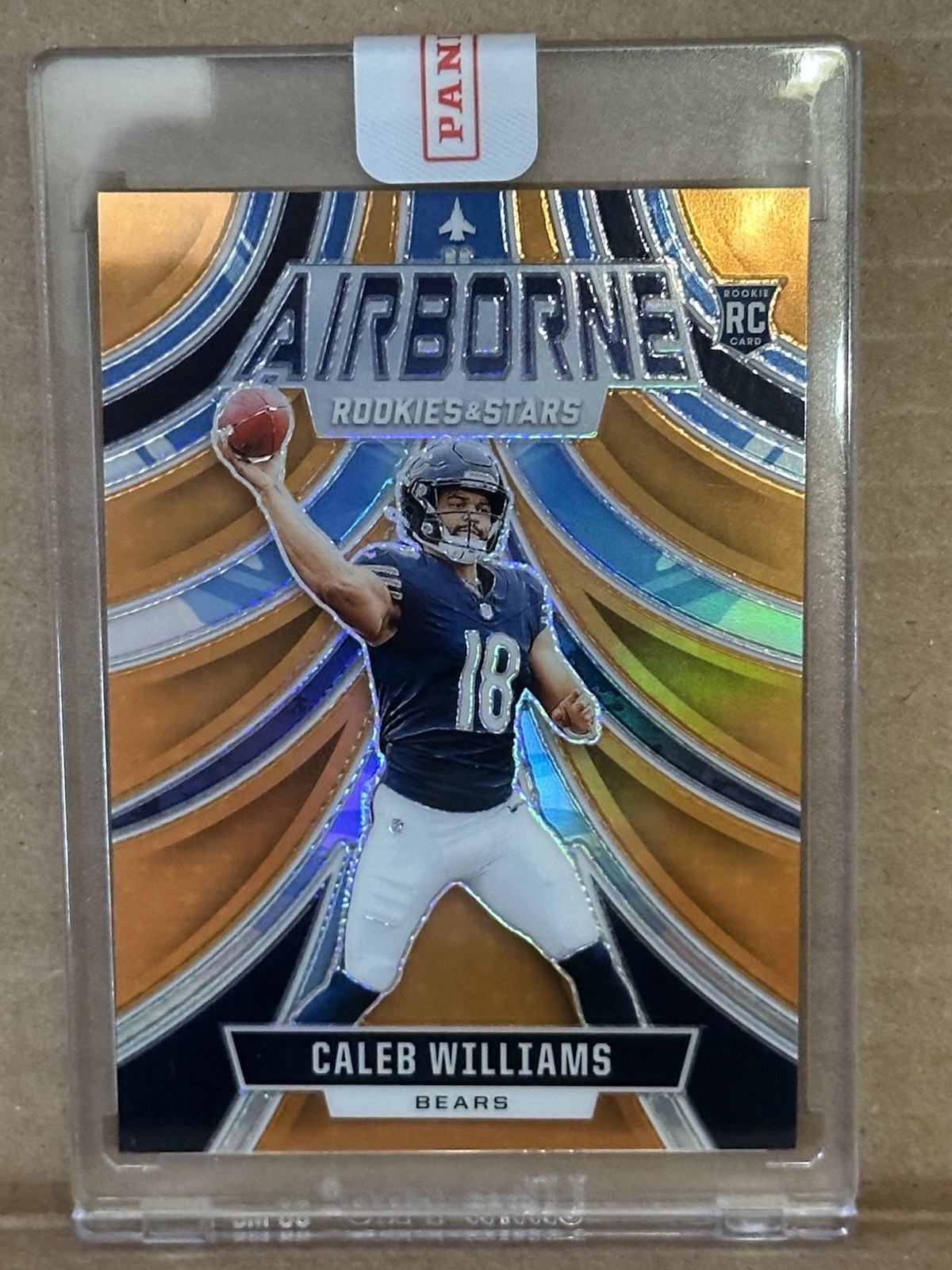 Caleb Williams Panini Rookies & Stars Airborne #ACWS Orange