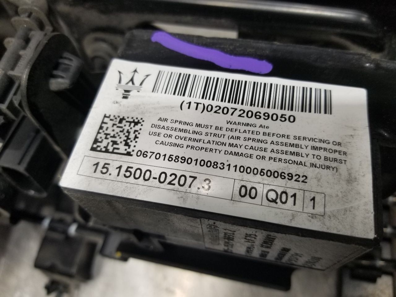 22 2022 MASERATI LEVANTE SUSPENSION PUMP 0061220310