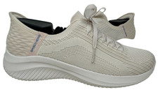 Skechers Women's Slip-Ins Ultra Flex Brilliant Athletic Shoes Nat Size:8 187K