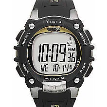 Timex Orologio Digitale Uomo Ironman TW5M590009J – 41mm Cinturino In Resina, Retroilluminazione INDIGLO®, Impermeabile 100m, Timer E Allarmi - 5