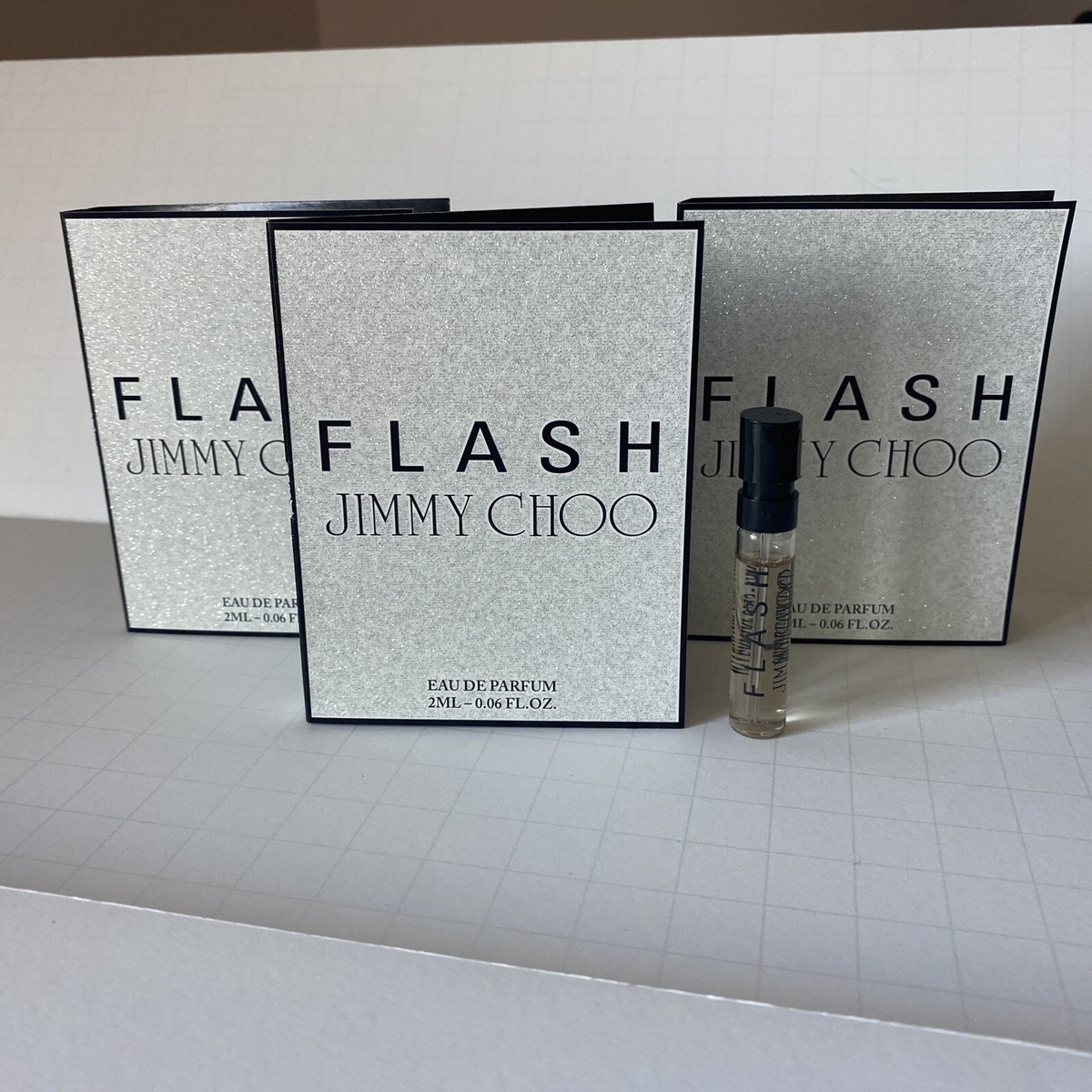 Lot 3 Jimmy Choo FLASH EDP Womens 0.06oz Perfume Sample Sprays Parfum  Fragrance
