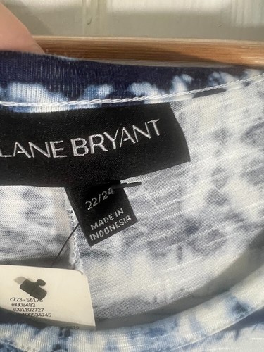 Lane Bryant Tank Maxi Boho Stretch Summer Dress Blue w/Pockets Size 22/24 NWT - Picture 17 of 21
