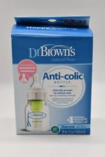 Dr. Brown's Natural Flow Anti-Colic Preemie Bottles 2 Oz (2 Pack)