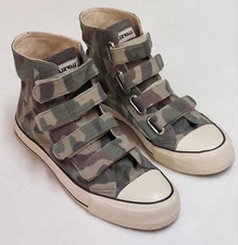 Airwalk Camo High Top Skater Canvas Shoes Men's Size 8