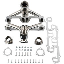 Shorty Exhaust Header For 66-96 Dodge Chrysler Plymouth Small Block 273-360 5.2l
