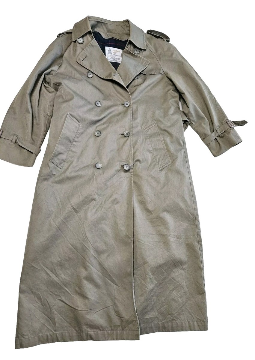 Korean Vintage London Fog Maincoats Trench Coat, Made In Korea
