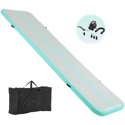 4M Air Turnmatte Track Tumbling Matte Aufblasbar Gymnastikmatte + Elektropumpe