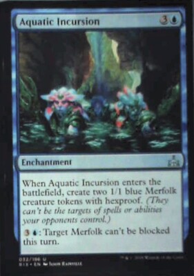 Aquatic Incursion - Rivals of Ixalan: #32, Magic: The Gathering Nm R90
