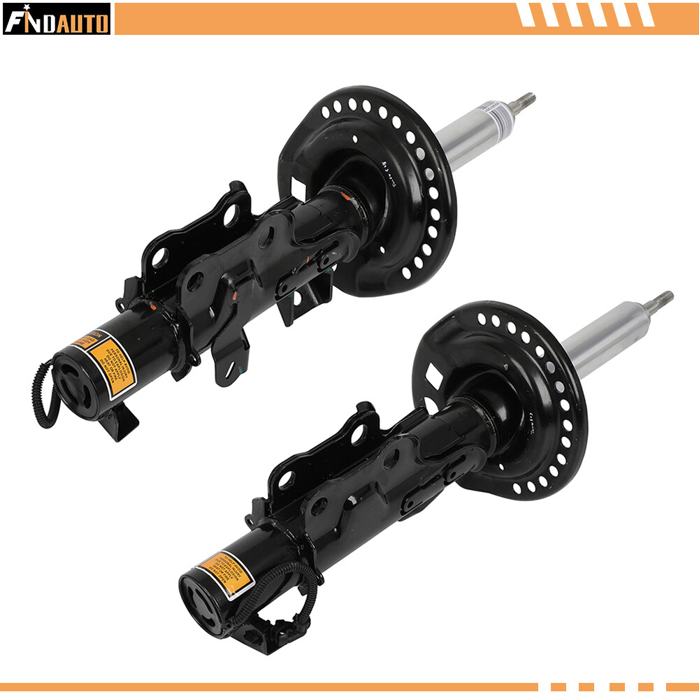 Pair Front Shock Absorbers Strut For 2013-2019 Cadillac ATS w/ Electric 23142946