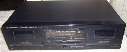 Pioneer Stereo Double Cassette Deck CT 