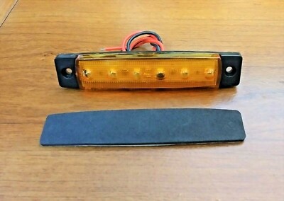 BBT Super Bright 12 volt Waterproof Amber LED Marker Light