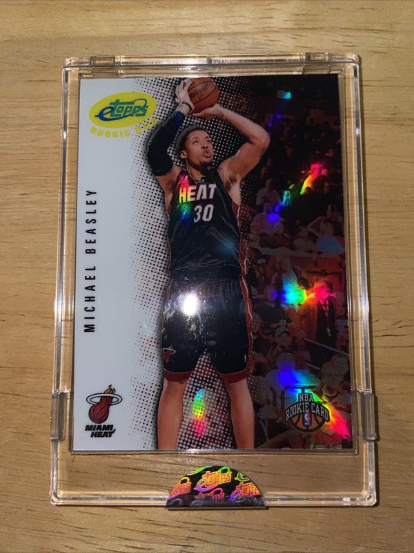 Lot of 6 2008-09 Etopps Michael Beasley Rookies Encased and In Hand