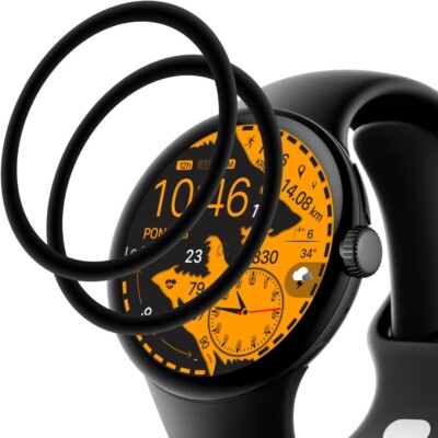 Für Google Pixel Uhr 4/3/2/1 41MM 45MM Displayschutz Hartglas Cover