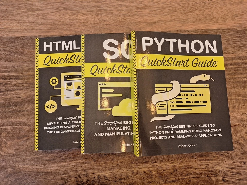 Lot of 3 Programming Books: QuickStart Guides Programming Bundle - Image 2 of 3