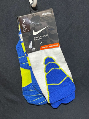 NIKE Vapor Elite Football Crew Socks SX4692-134 med (white/blue