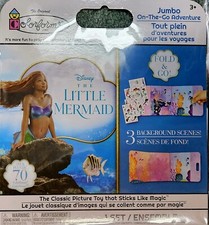 Disney The Little Mermaid Jumbo On-The-Go Colorforms Adventure Sticker Set New