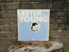 Vintage LP vinyl record - Jazz - Lester Young - Vol 2 - PRT records