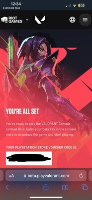VALORANT Console (PS5 & Xbox) Beta Code