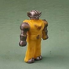 Vintage 1980  s Shogun Warriors Super Robot Pencil Topper Yellow Hong Kong
