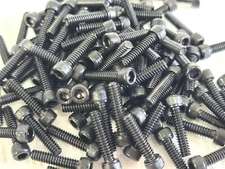 4-40 X 1/2" SOCKET HEAD CAP SCREWS BLACK HEAT TREATED ALLOY STEEL - 100 PCS