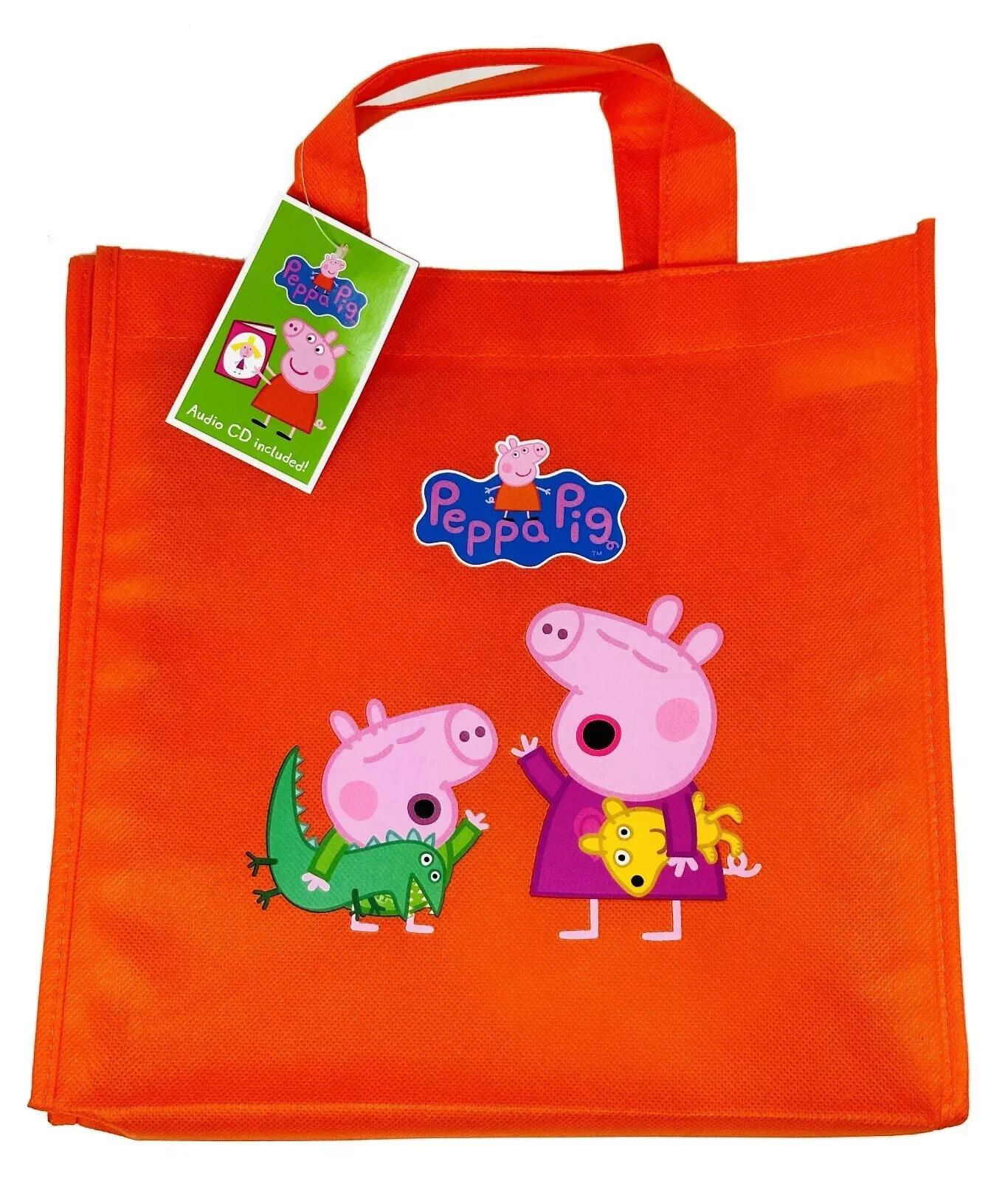 Peppa Pig Orange Bag 10 Books Collection Set including CD Toy Cupboard  PB NEW - Image 2