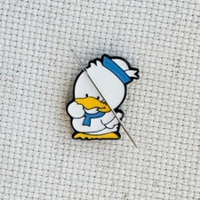 Sailor Duck Enamel Needle Minder, Fridge Magnet, Magnetic Lapel Pin