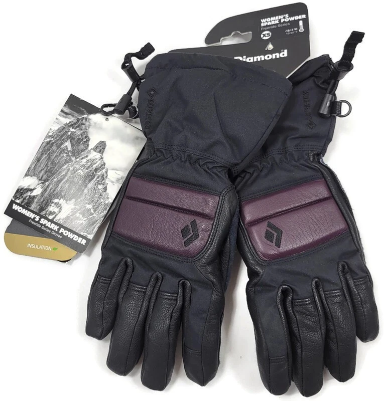 Black Diamond Women's Spark Powder Freeride Gloves Insulated Gore Tex Waterproof