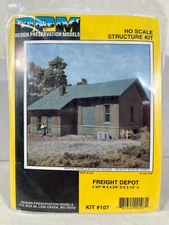 Design-Preservation Models - #107  Freight Depot Kit - HO Scale