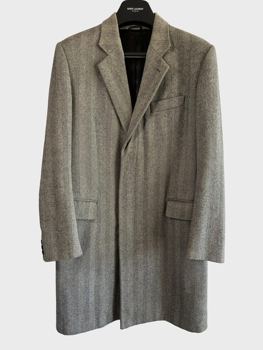 Helmut lang grey best sale coat