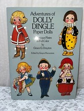 Adventures of Dolly Dingle Paper Dolls by Grace Drayton - Full Color -1985