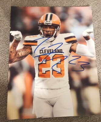 JOE HADEN SIGNED 8X10 PHOTO CLEVELAND BROWNS CB W